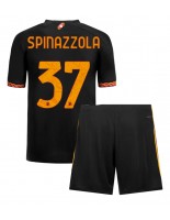 AS Roma Leonardo Spinazzola #37 Kolmaspaita Lasten 2023-24 Lyhythihainen (+ shortsit)